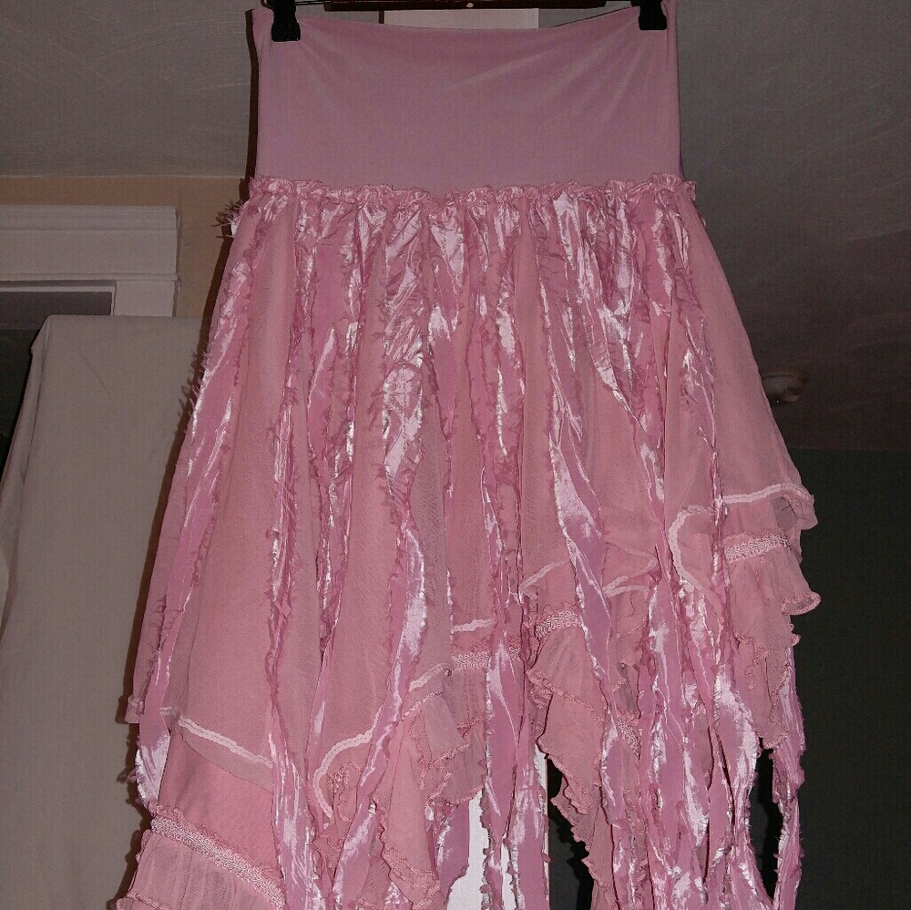 Pink skirt